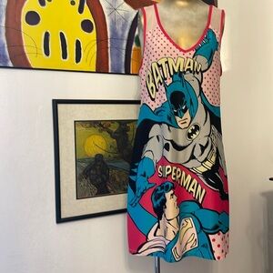Batman Superman sleeveless dress L